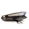 Bolso de mano Dior Saddle en lona denim azul y cuero negro - Detail D4 thumbnail