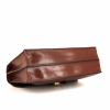 Borsa portadocumenti Hermès Sac à dépêches in pelle box color cognac - Detail D4 thumbnail