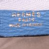 Hermes Victoria travel bag in blue togo leather - Detail D3 thumbnail