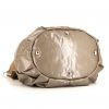 Tod's handbag in beige coated canvas and natural leather - Detail D5 thumbnail