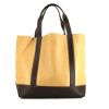 Loewe shopping bag in beige and brown bicolor leather - 360 thumbnail