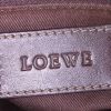 Borsa a tracolla Loewe in tela monogram cerata marrone e pelle marrone - Detail D3 thumbnail