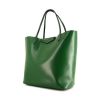 Givenchy shopping bag in green leather - 00pp thumbnail