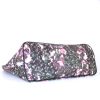 Shopping bag Givenchy in pelle nera a fiori - Detail D4 thumbnail