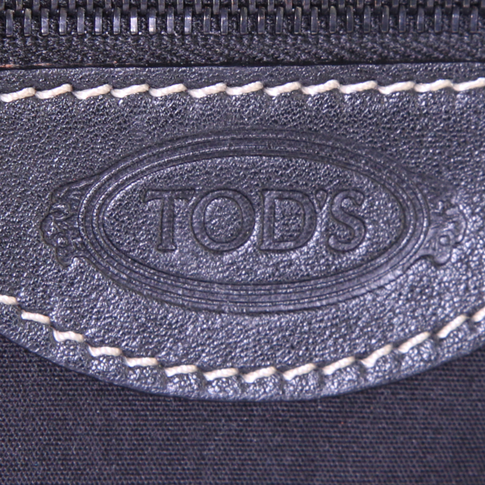 Sac à main Tod's en cuir noir - Detail D3