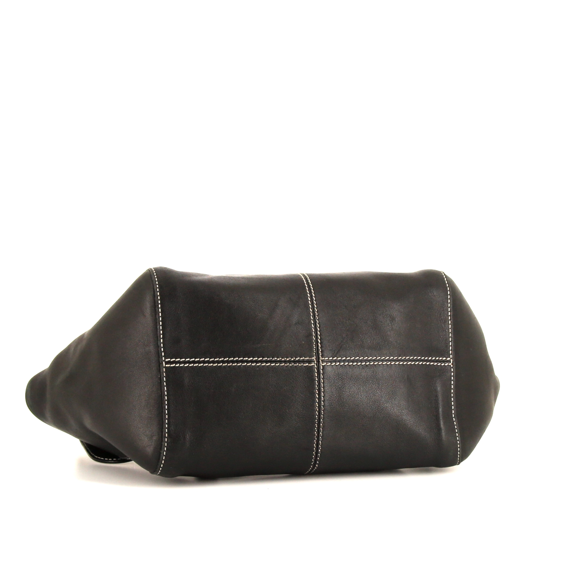 Tod's handbag in black leather - Detail D4