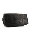 Bolso de mano Fendi Big Mama en tejido trenzado negro y cuero negro - Detail D4 thumbnail