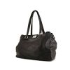 Celine Cabas shopping bag in black grained leather - 00pp thumbnail