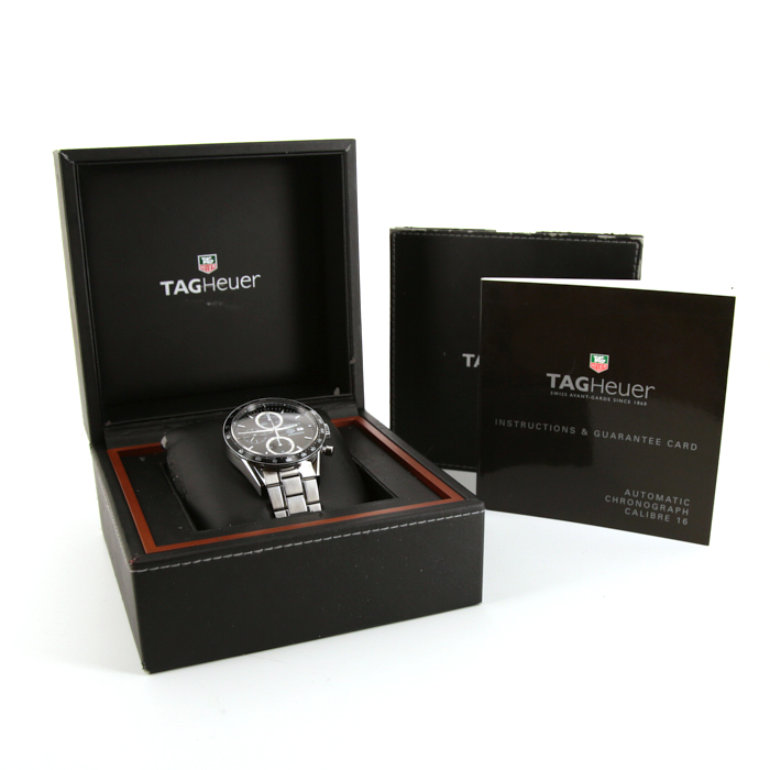 Tag Heuer Carrera watch in stainless steel Circa  2010 - Detail D3