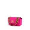 Balenciaga BB Chain handbag in pink monogram canvas - 00pp thumbnail