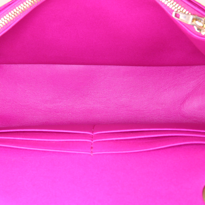 Borsa Balenciaga BB Chain in tela monogram rosa - Detail D3