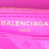 Balenciaga BB Chain handbag in pink monogram canvas - Detail D4 thumbnail