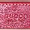 Bolso bandolera Gucci Ophidia en ante azul y cuero rojo - Detail D3 thumbnail