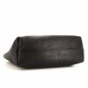Shopping bag Saint Laurent Shopping in pelle nera simil coccodrillo - Detail D4 thumbnail