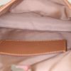 Prada Nylon shoulder bag in beige canvas and beige leather saffiano - Detail D2 thumbnail