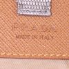 Prada Nylon shoulder bag in beige canvas and beige leather saffiano - Detail D3 thumbnail