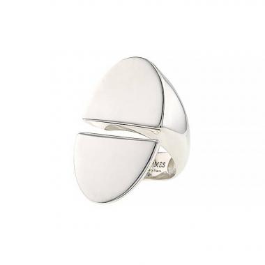 Anello aperto Hermès Initiale in argento