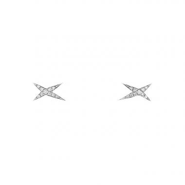 Pendientes Mauboussin Valentine Parce Que Valentin en oro blanco y diamantes