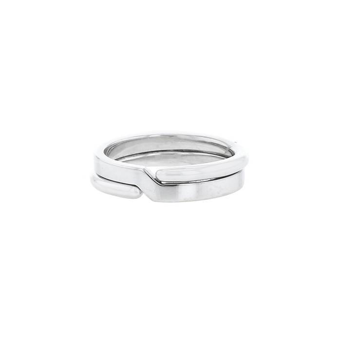 Dinh Van Seventies thin ring in white gold - 00pp