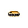 Flexible Chanel Ultra small model ring in yellow gold,  ceramic and diamonds - 00pp thumbnail