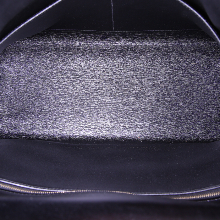 Borsa Hermes Kelly 32 cm in pelle box nera - Detail D3