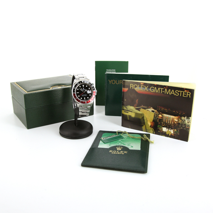 Montre Rolex GMT-Master II en acier Ref :  16710 Vers  2001 - Detail D2