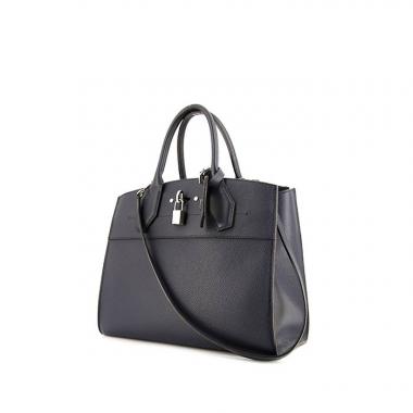 Louis Vuitton Tricolor City Steamer Handbag in Black/White/Red