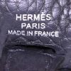 Bolso bandolera Hermès Mini Evelyne en cuero togo negro - Detail D3 thumbnail