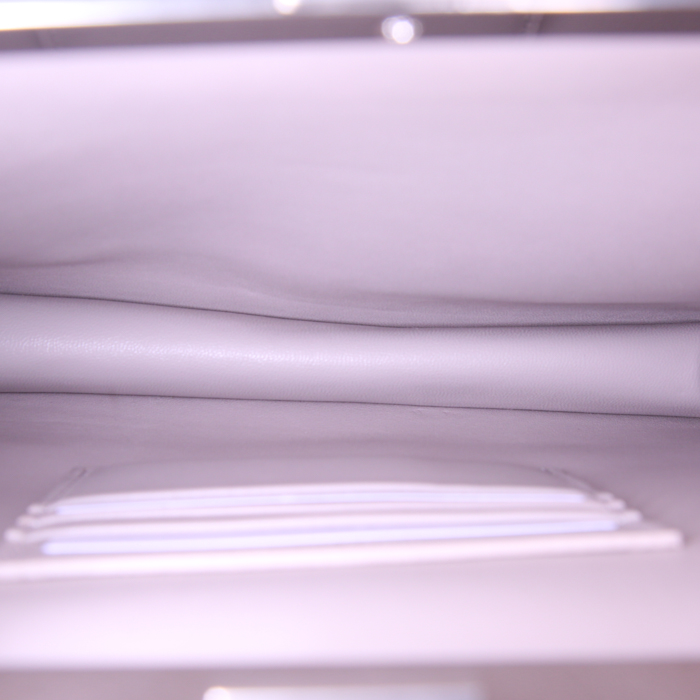 Celine Clasp shoulder bag in red leather - Detail D2