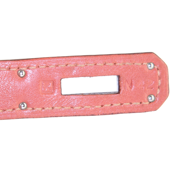 Borsa Hermes Kelly 35 cm in pelle Swift Rose Tea - Detail D5