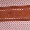 Hermes Garden shopping bag in beige canvas and gold Barenia leather - Detail D3 thumbnail