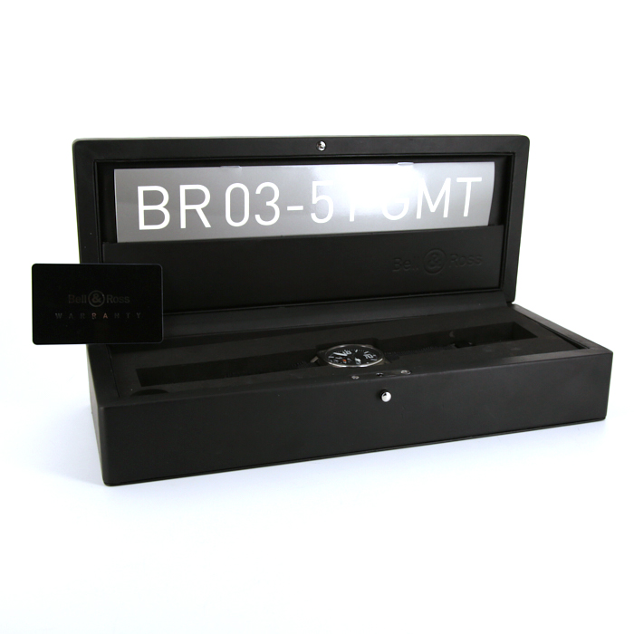 Bell & Ross BR03 watch in titanium Ref : BR03-51 Circa  2010 - Detail D2