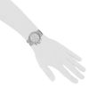Bulgari Diagono Chrono watch in stainless steel Ref:  DG 40 S CH Circa  2000 - Detail D1 thumbnail