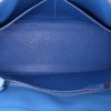 Hermes Kelly 28 cm handbag in Bleu Thalassa epsom leather - Detail D3 thumbnail