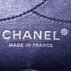 Chanel 2.55 shoulder bag in blue quilted leather - Detail D4 thumbnail