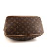Bolso de mano Louis Vuitton Palermo en lona Monogram marrón y cuero natural - Detail D5 thumbnail