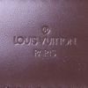 Borsa da viaggio Louis Vuitton Keepall 45 in tela a scacchi ebana e pelle marrone - Detail D4 thumbnail