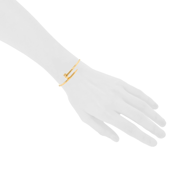 Brazalete Cartier Juste un clou en oro amarillo - Detail D1
