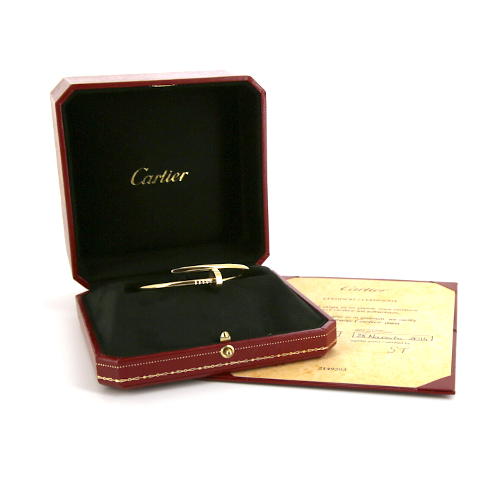 Brazalete Cartier Juste un clou en oro amarillo
