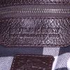Burberry Messenger shoulder bag in brown grained leather - Detail D3 thumbnail