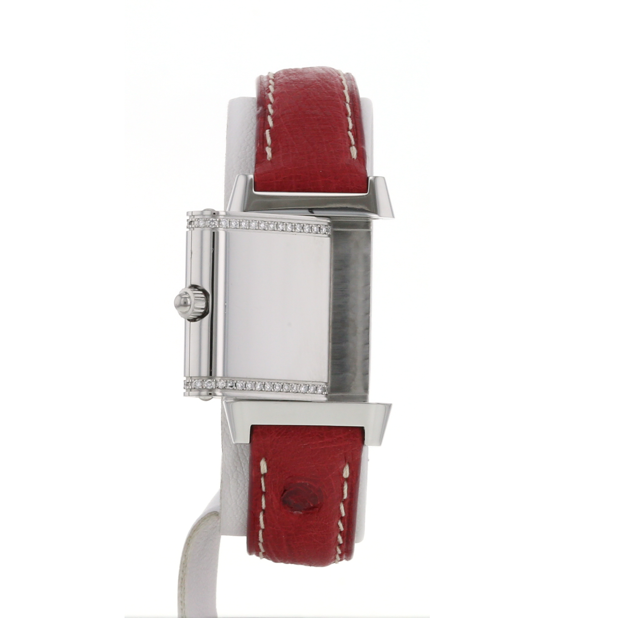 Montre Jaeger-LeCoultre Reverso Lady en acier Ref : 265.8.08 Vers 2000 - Detail D1