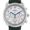 Hermes Arceau Chrono watch in stainless steel Ref:  368738 Circa  2010 - 00pp thumbnail