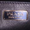 Prada Cahier handbag in grey and black leather - Detail D3 thumbnail