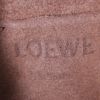 Loewe Gate shoulder bag in pigeon blue and green grained leather - Detail D3 thumbnail
