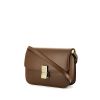 Céline Classic Box shoulder bag in brown box leather - 00pp thumbnail