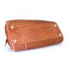 Celine handbag in brown leather - Detail D4 thumbnail
