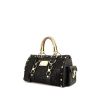 Bolso de mano Versace en cuero acolchado negro - 00pp thumbnail