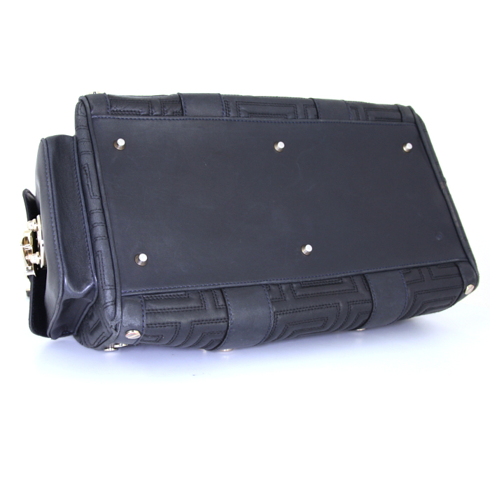 Borsa Versace in pelle trapuntata nera - Detail D4