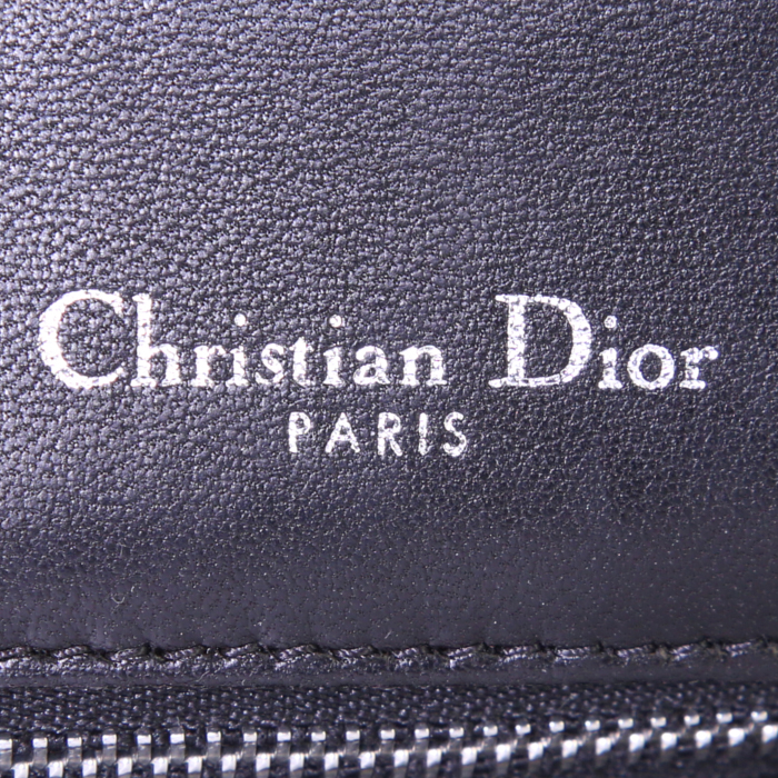 Dior Diorama handbag in black leather - Detail D4