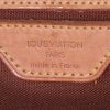 Zaino Louis Vuitton Montsouris Backpack modello grande in tela monogram marrone e pelle naturale - Detail D3 thumbnail